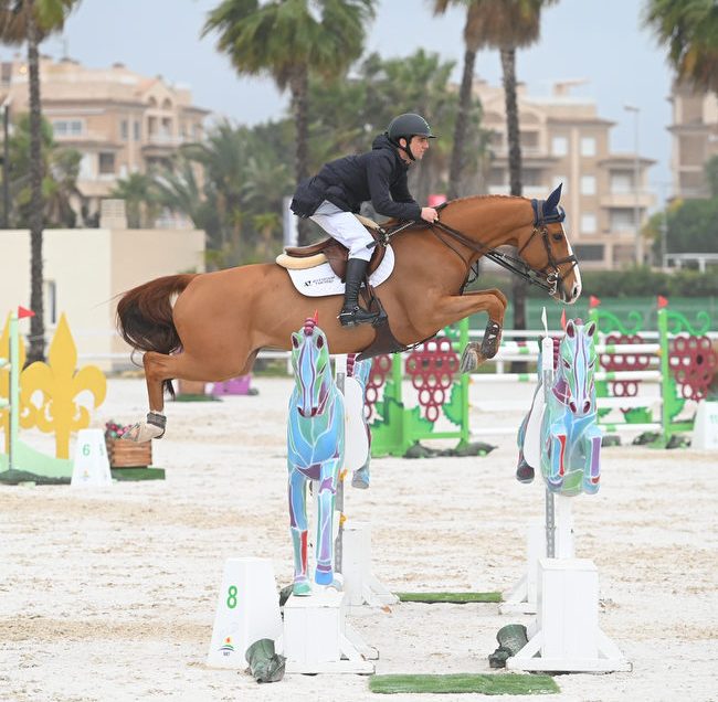 Winner! 1st place for Napoleon and Marlon Zanotelli in the 1.45m GP of Oliva!