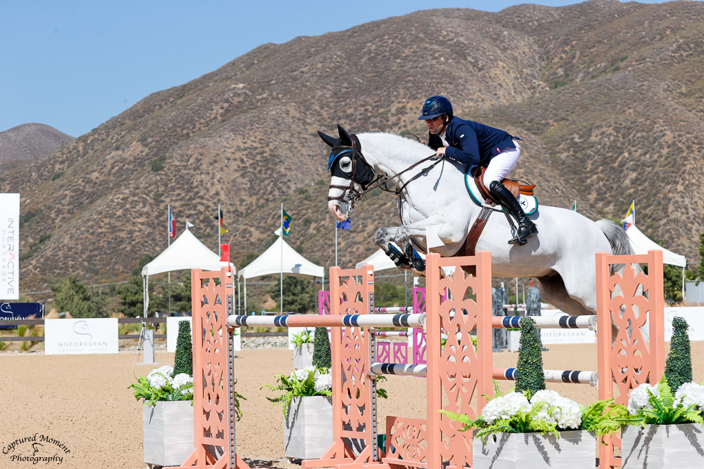 Reference Blueberry de Breve with a top clear in the 1.40m speed classic at Temecula!