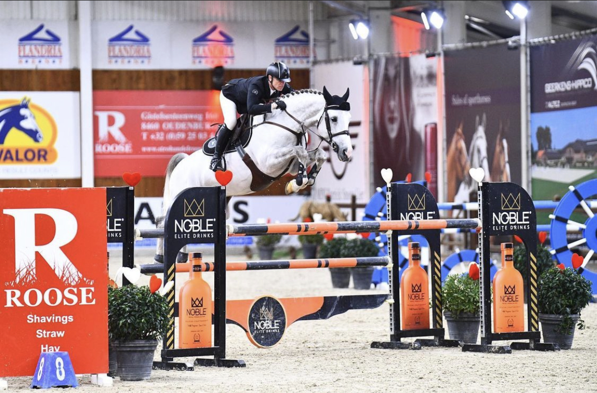 Hamilton and Tal Milstein with a super round in the CSI2* 1.40m class in Lier.