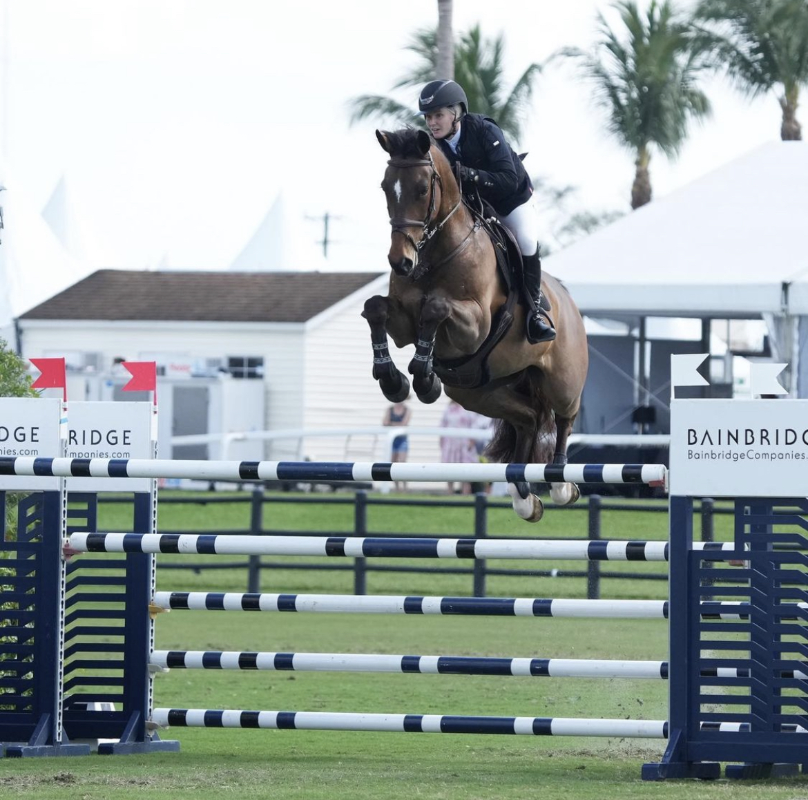 Reference Leal and Carlie Fairty with a podium finish in the BainbridgeCSI3* 1.40m class during WEF 6.