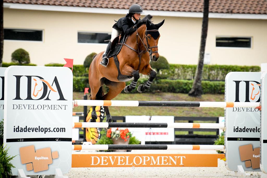 Happysina with an amazing round in yesterday 1.40m class during week 7 at WEF.