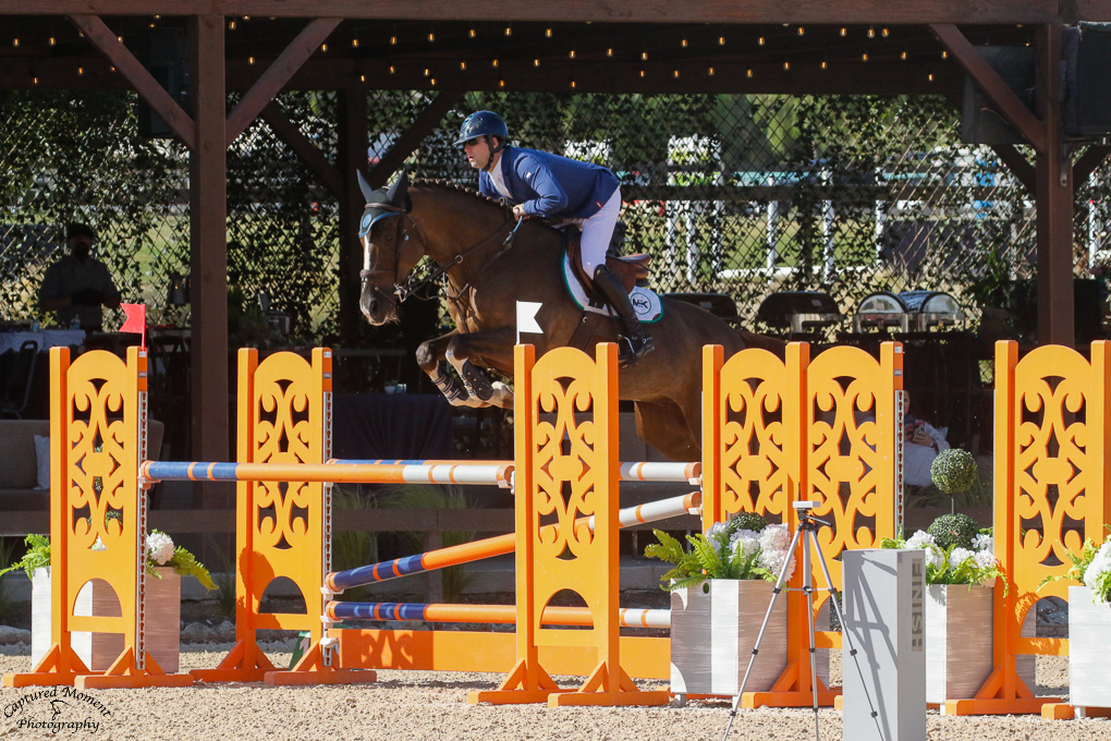 Paddington places 8th in the 1.30m at Temecula National Horse Show under the saddle of Mark Kinsella!